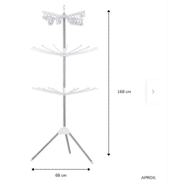 Tendedero colgador de ropa lavada pequeño